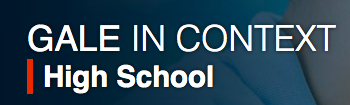 Gale In Context High School